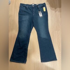 Sofia by Sofia Vergara Dark Blue Wide Leg Jeans